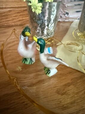 Green-Head Mallard Decorative Bird/Geese Figurines - Set of 2